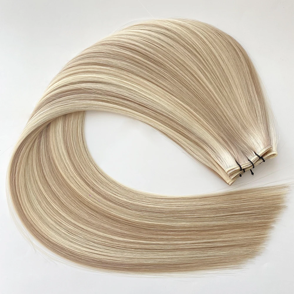 Sandy Blonde hair extension weft, shade #18/22