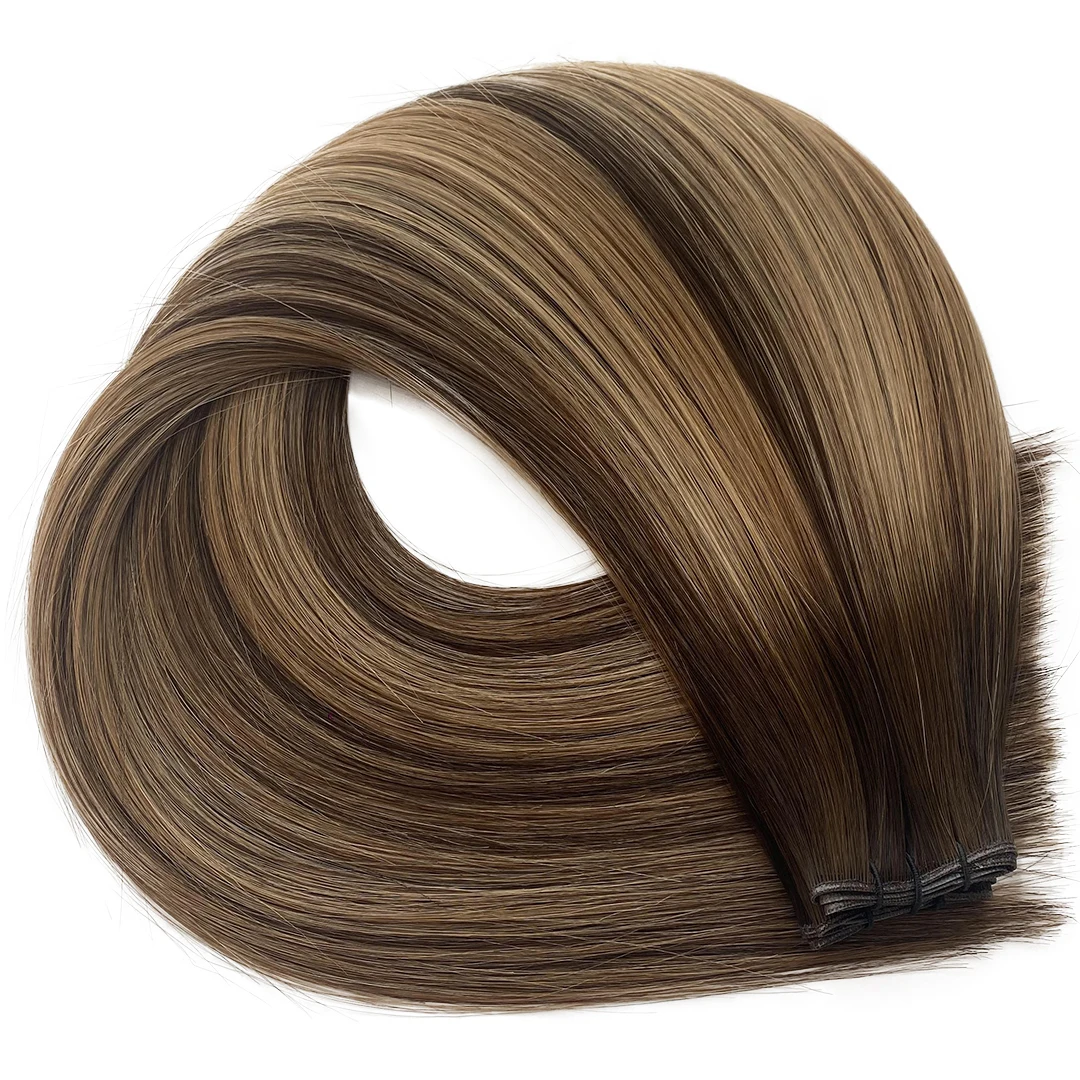 Honey Blonde hair extension weft, shade #27